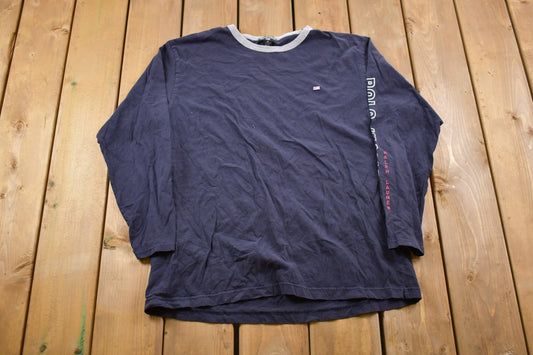 Vintage 1990s Polo Jeans Co Ralph Lauren Long Sleeved T-Shirt / 90s Crewneck / Souvenir / Athleisure / Streetwear / 90s Polo Jeans