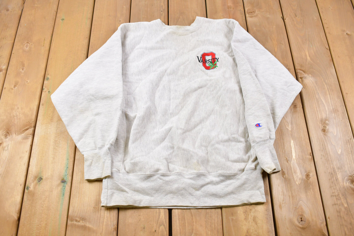 Vintage 1990s Ohio State University Champion Reverse Weave Sweatshirt / Vintage Champion / Vintage Pullover / Streetwear /