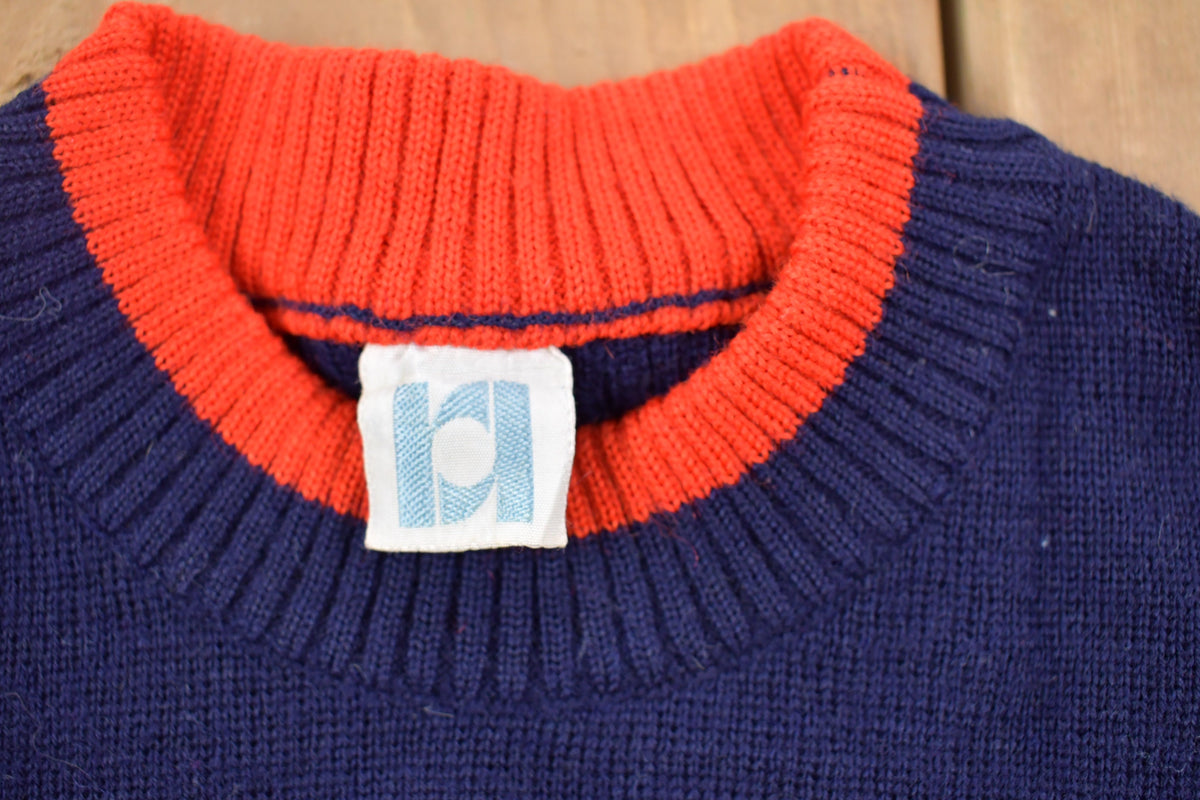 Vintage 1960s Youth Sized Knitted Sweater