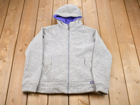 Vintage 1990s Patagonia Full Zip Fleece Jacket / Sportswear / 90s Fleece / Streetwear / Athleisure / Hiking / Vintage Fleece Zip Up