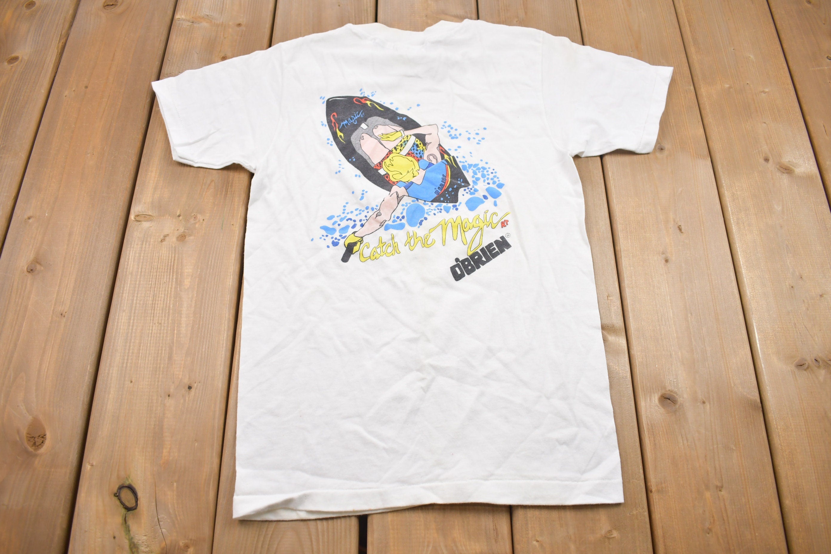 Vintage 1980s Hanes Overton Graphic T-Shirt