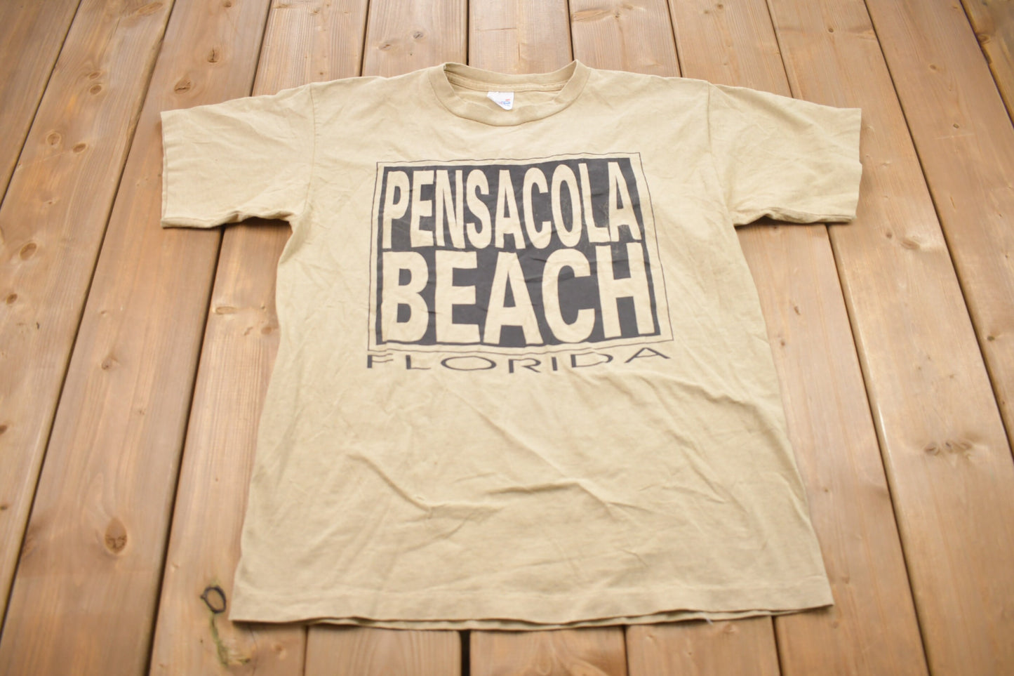 Vintage 1990s Pensacola Beach Florida T-Shirt / Souvenir T Shirt / Streetwear / Made In USA / Vacation Tee / Travel & Tourism / Summer