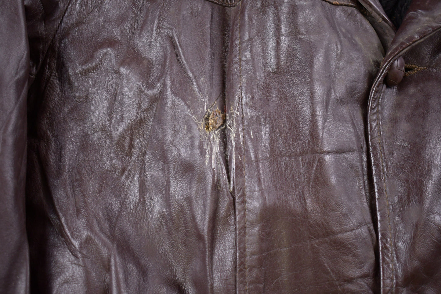 Vintage 1980s Genuine Leather Varsity Jacket / Fall Outerwear / Leather Coat / Winter Outerwear / Streetwear Fashion / Suede Jacket