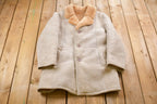 Vintage 1970s Woman's Shearling Leather Coat