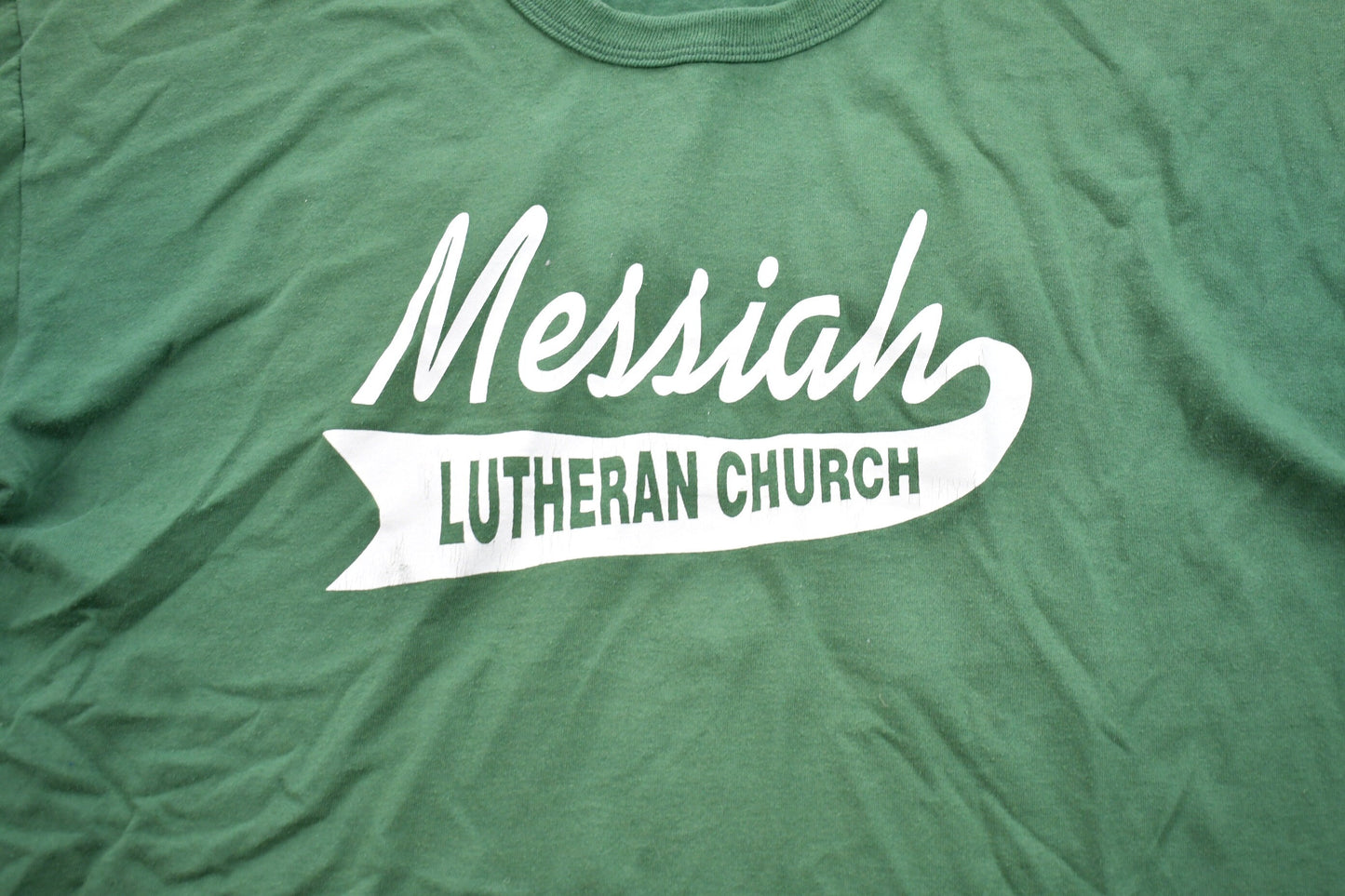 Vintage 1990s Russell Athletic Messiah Church Graphic T-Shirt / Graphic / 80s / 90s / Streetwear / Retro Style / Single Stitch / Made In USA