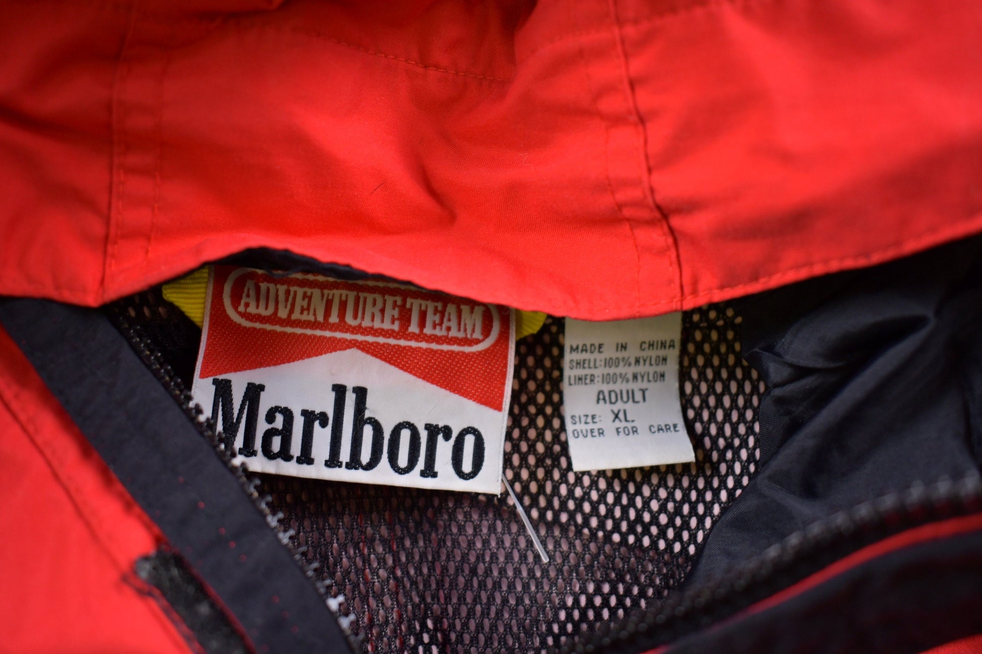 Vintage 1990s Marlboro Windbreaker Jacket