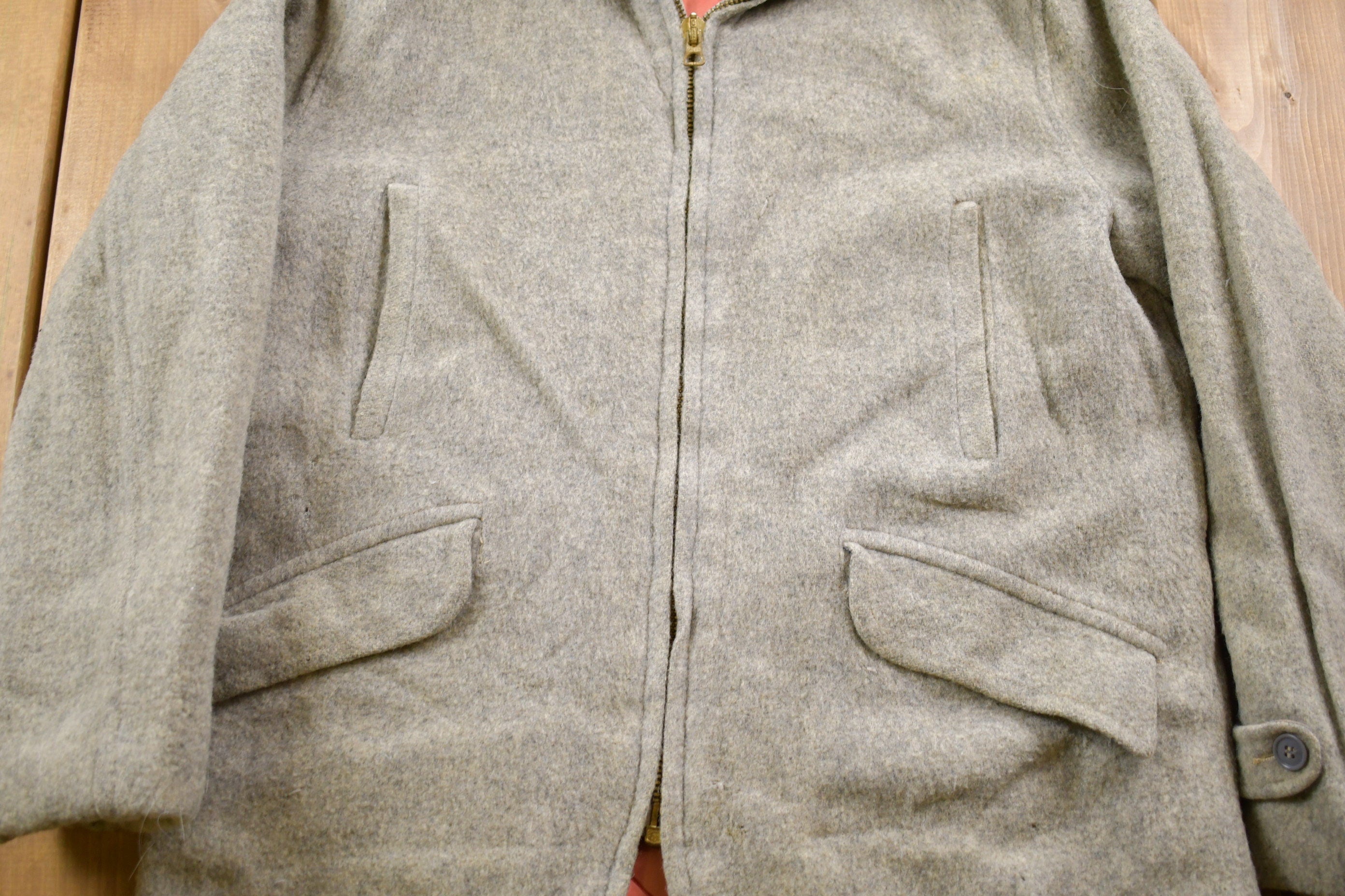 Vintage 1950s Maine Guide Quilt-Jac 100% Wool Jacket