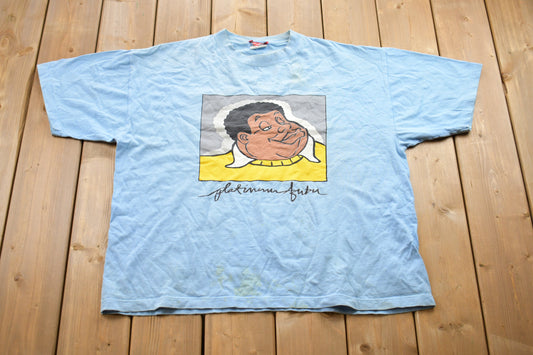 Vintage 1990s Fubu Platinum Fat Albert Graphic T-Shirt / Graphic / 80s / 90s / Streetwear / Retro Style / Fat Albert / Fubu Tee