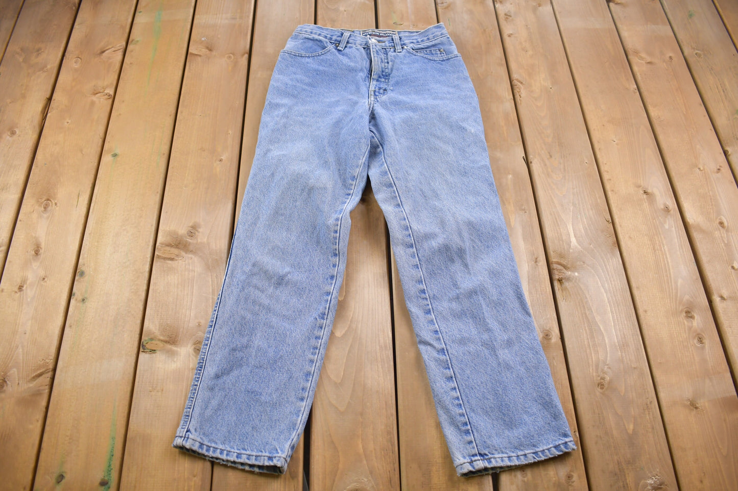 Vintage 1990s Harley Davidson Light Wash Denim 26 x 28 / Women's Vintage Jeans / Made in USA / Streetwear Fashion / Vintage Pants