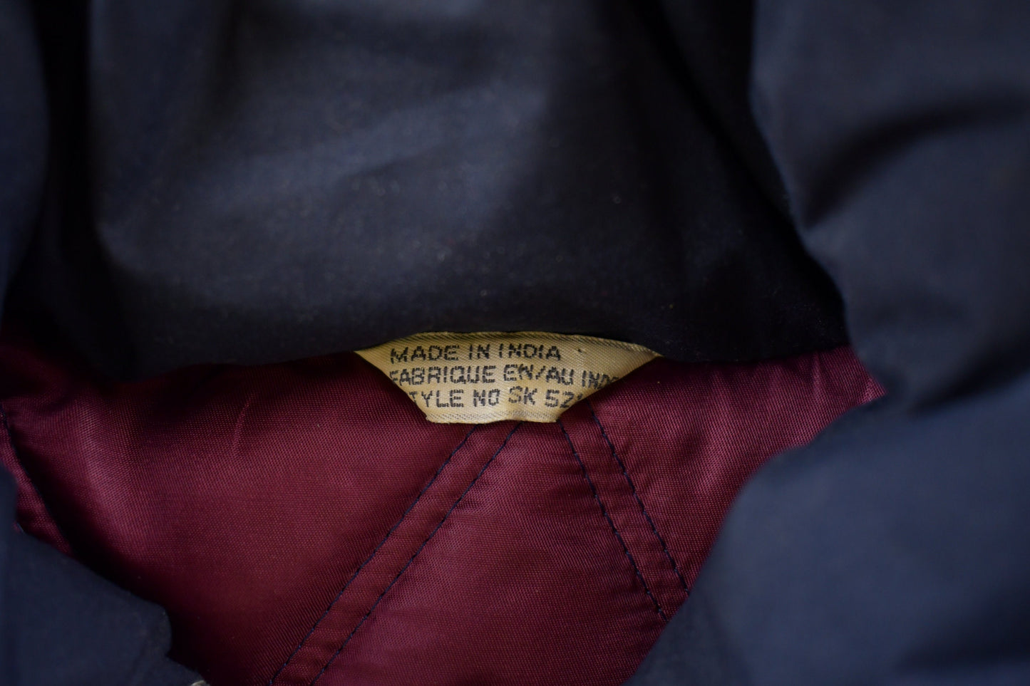 Vintage 1990s Puffer Jacket / Goose Down Fill / Vintage Bubble Jacket / Winter / Streetwear / Made In India / Tactical