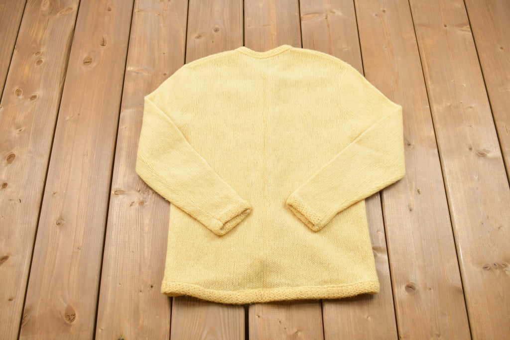 Vintage 1970s 100% Shetland Wool lady Barbara Cardigan Sweater