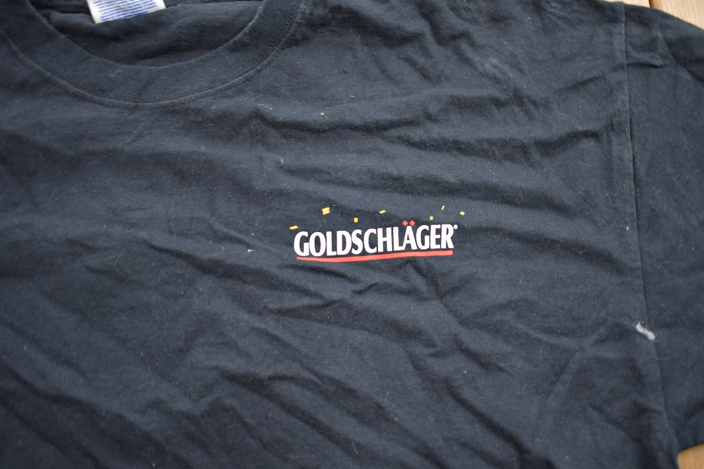 Vintage 1990s Goldschlager Graphic T-Shirt / Graphic / 80s / 90s / Streetwear / Retro Style / Alcohol Graphic / Made In USA