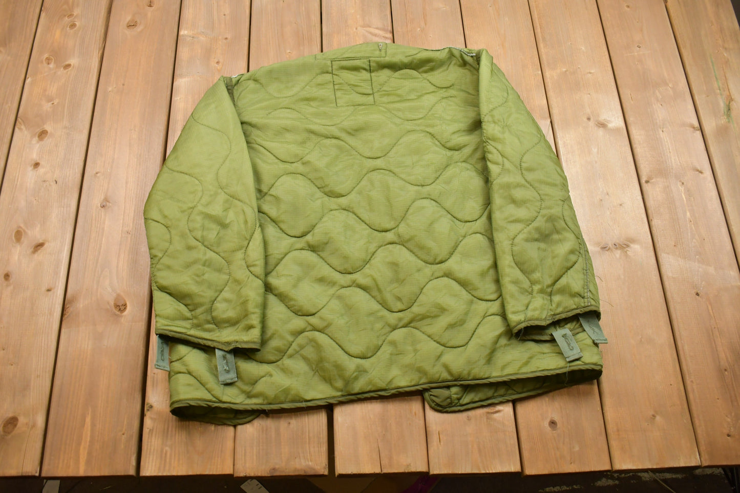 Vintage Military M65 Liner Button Up Jacket / US Army Green / Vintage Army / Streetwear Fashion / Army Jacket