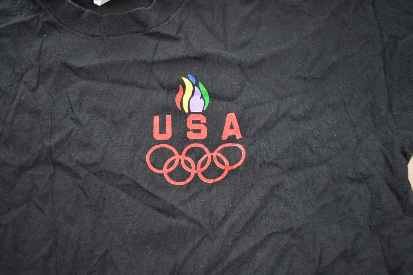 Vintage 1990s USA Olympics JC Penney Graphic T-Shirt / Graphic / 80s / 90s / Streetwear / Retro Style / Single Stitch / Made In USA