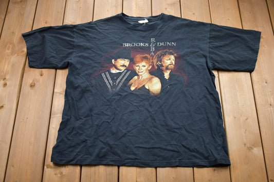 Vintage 1998 Brooks & Dunn  Band Tour T-shirt / Band Tee / Country Music / Music Promo / Premium Vintage