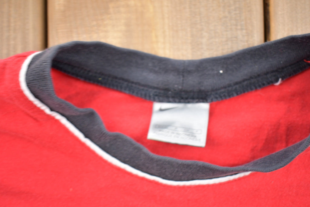 Vintage 1990s Nike Embroidered Graphic Long Sleeve T-Shirt