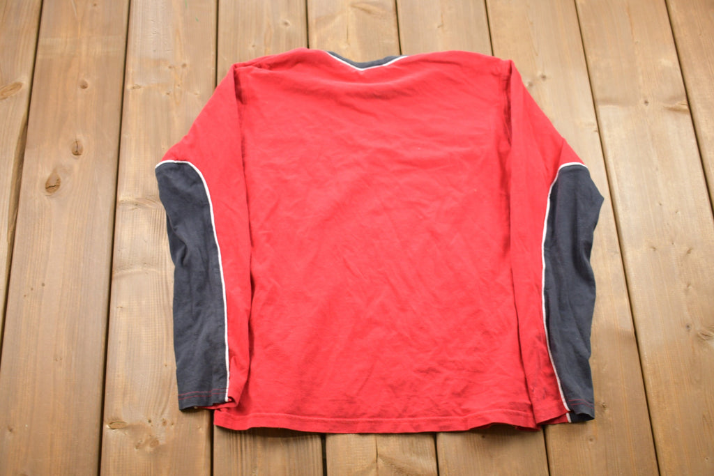 Vintage 1990s Nike Embroidered Graphic Long Sleeve T-Shirt