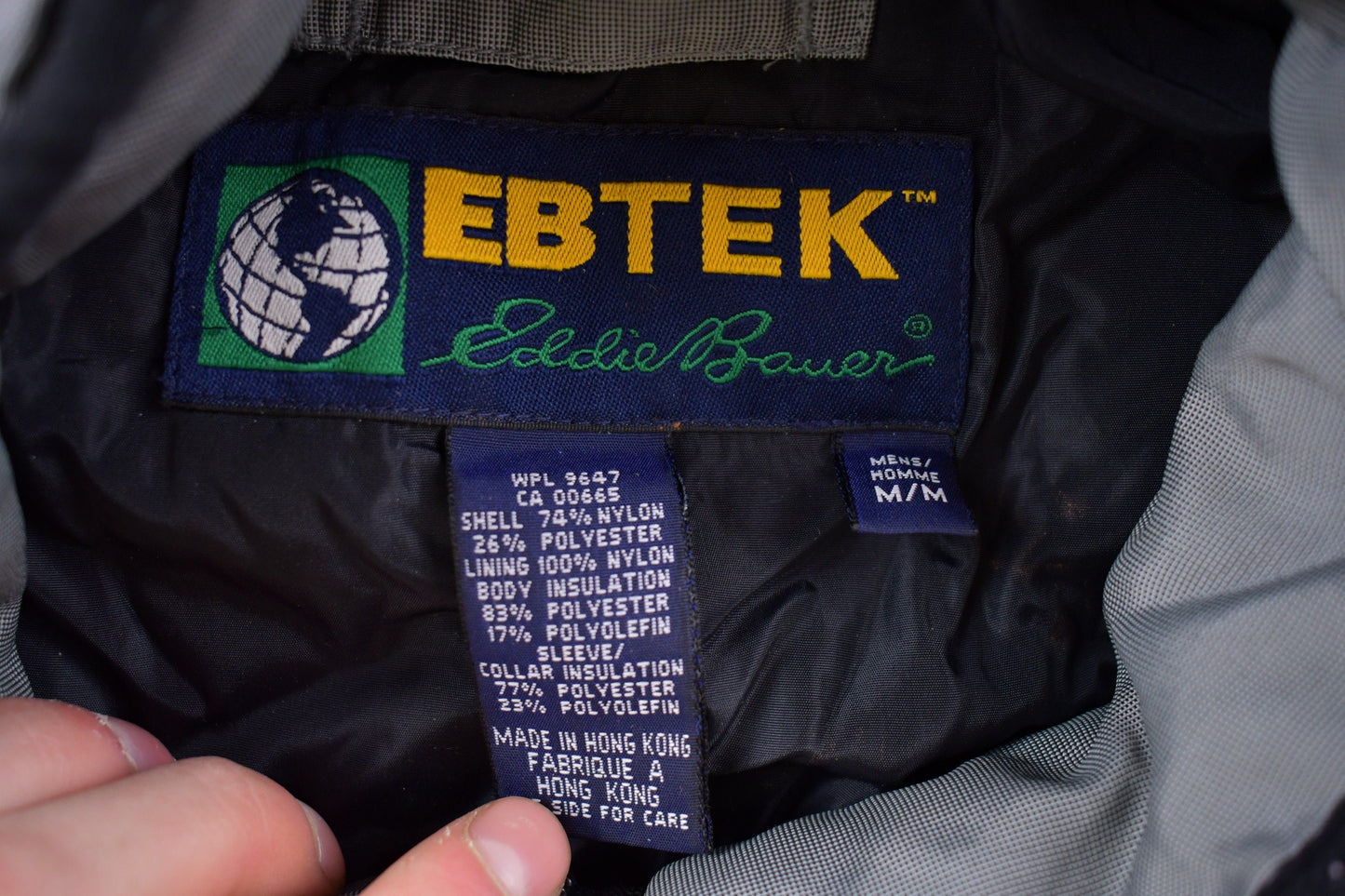 Vintage 1980s Eddie Bauer Ebtek Puffer Jacket / Vintage Ebtek / Vintage Bubble Jacket / Winter / Streetwear / Full Zip Puffer