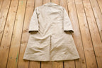 Vintage 1990s London Fog Sherpa Lined Full Length Jacket