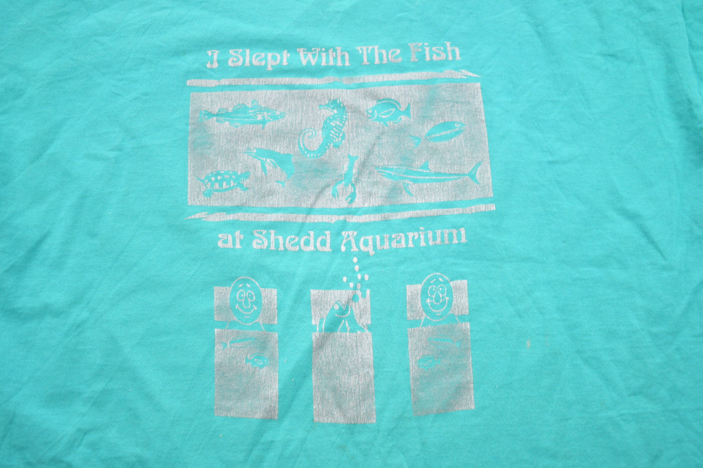 Vintage 1990s Shedd Aquarium Graphic T-Shirt / Graphic / 80s / 90s / Streetwear / Retro Style / Single Stitch / Screen Stars