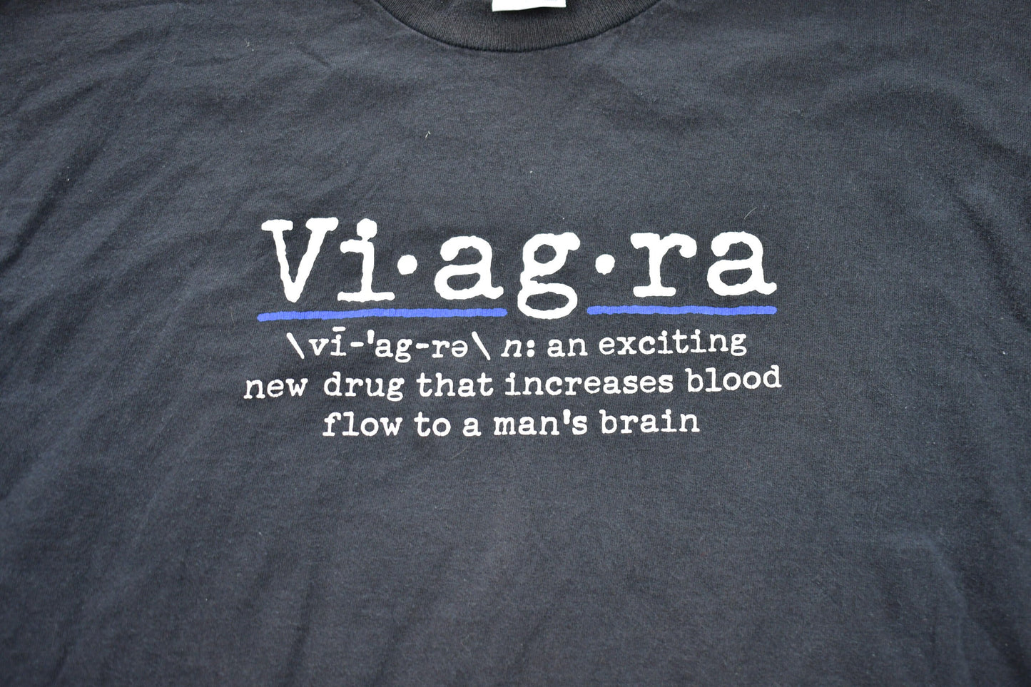 Vintage 1990s Viagra Graphic T-Shirt / Graphic / 80s / 90s / Streetwear / Retro Style / Funny Quote / Vintage Viagra