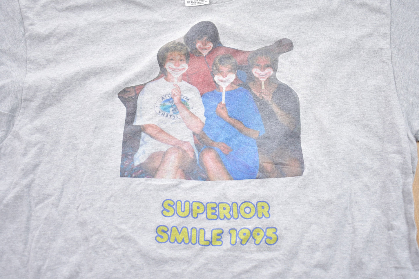 Vintage 1995 Superior Smile Graphic T-Shirt / Graphic / 80s / 90s / Streetwear / Retro Style / Single Stitch / Made In USA