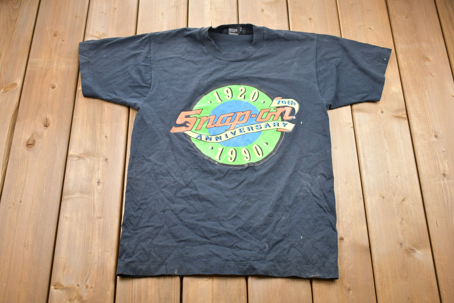 Vintage 1990 Snap-On Graphic T-Shirt / Graphic / 80s / 90s / Streetwear / Retro Style / Single Stitch / Made In USA
