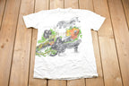 Vintage 1980s Animal Print Graphic T-Shirt