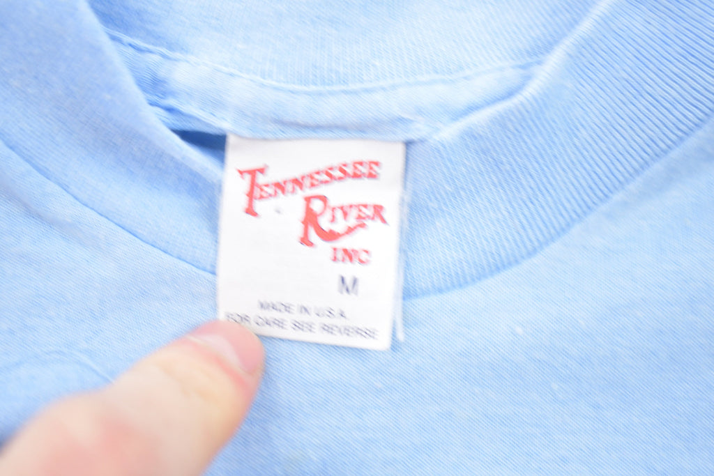 Vintage 1980s Tennessee River Tide Graphic T-Shirt
