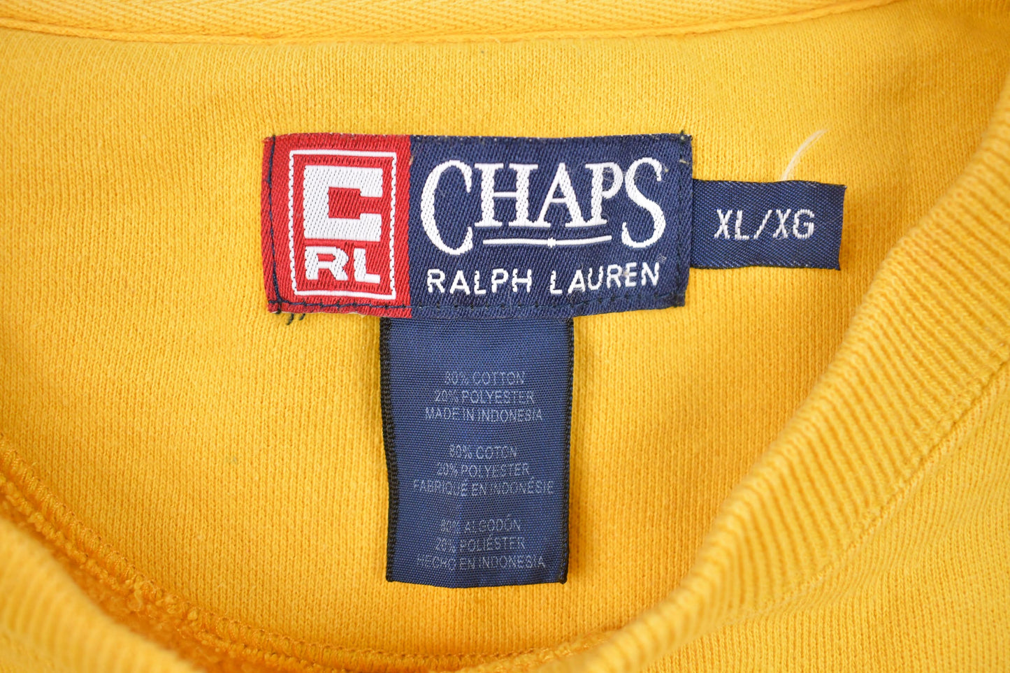 Vintage 1990s Chaps Ralph Lauren Crewneck Sweatshirt / 90s Crewneck / Polo Ralph Lauren / Athleisure / Streetwear / Vintage Fashion