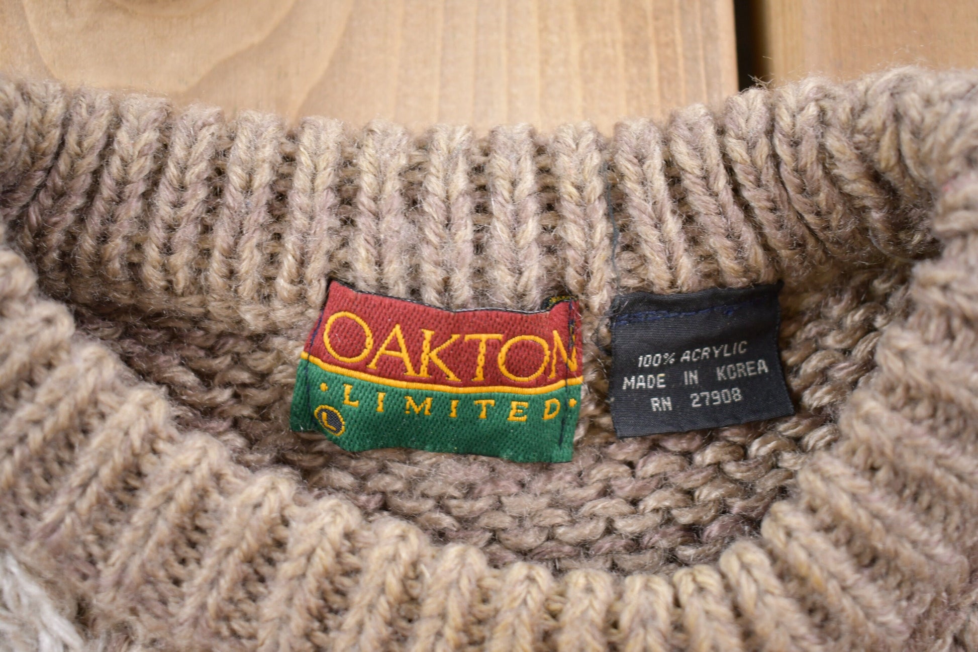 Vintage 1990s Oakton Limited Knitted Sweater