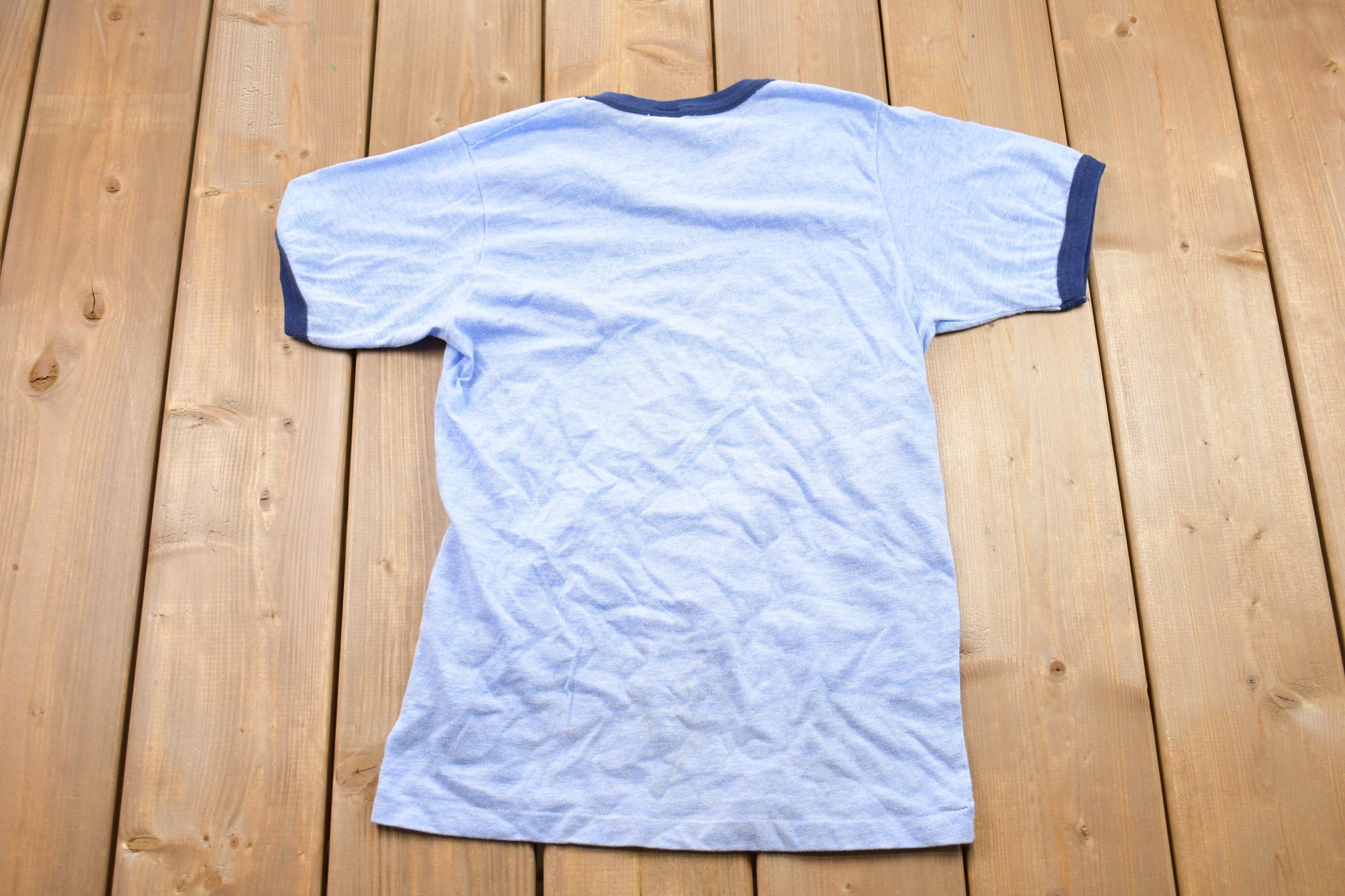 Vintage 1980s Hawaii Graphic Ringer T-Shirt