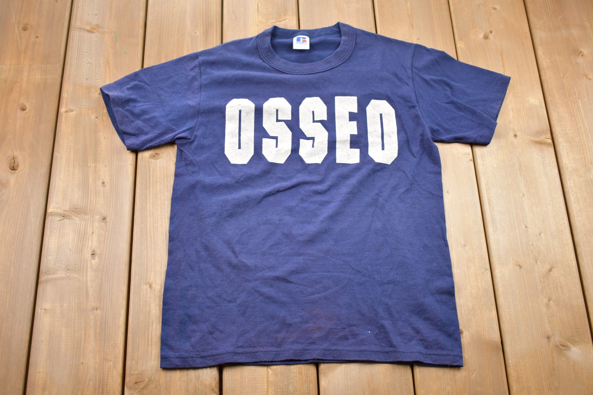 Vintage 1980s Russell Athletic OSSEO Graphic T-Shirt Streetwear