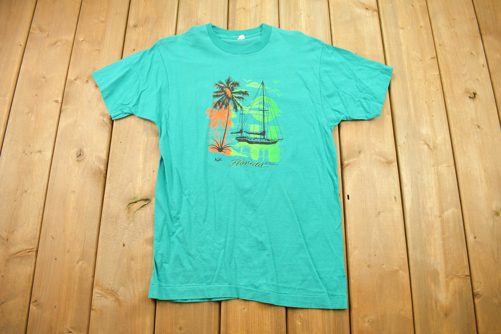 Vintage 1980s Florida Theme Souvenir T-Shirt