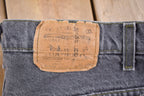 Vintage 1990s Levi's Red Tab Washed Grey Jeans Size 34 x 32