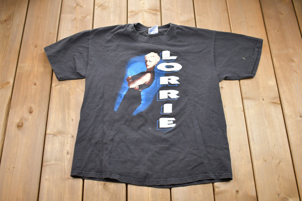Vintage 1990s Lorrie Graphic T-Shirt Streetwear