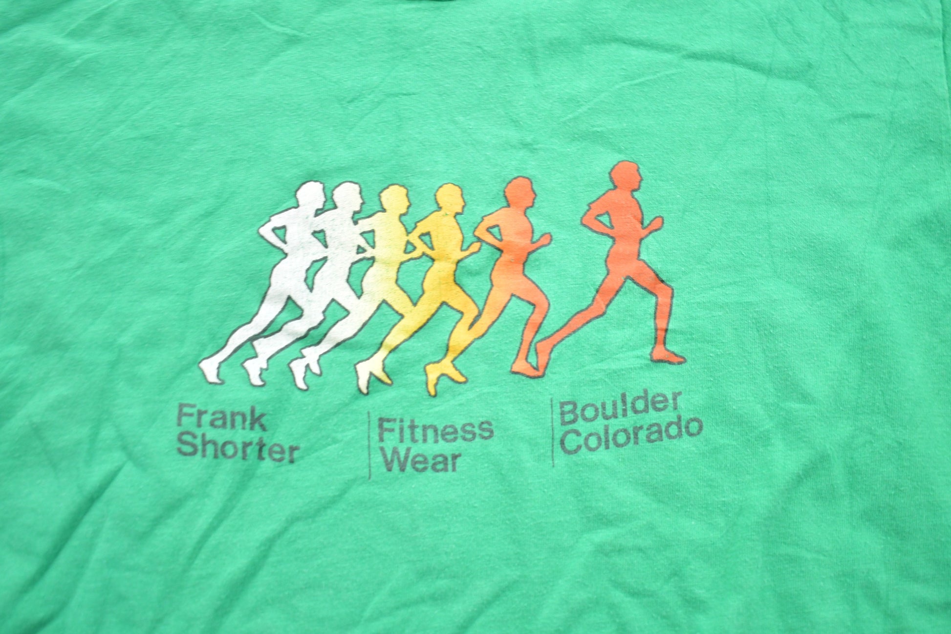 Vintage 1980s Boulder Colorado Running Graphic T-Shirt