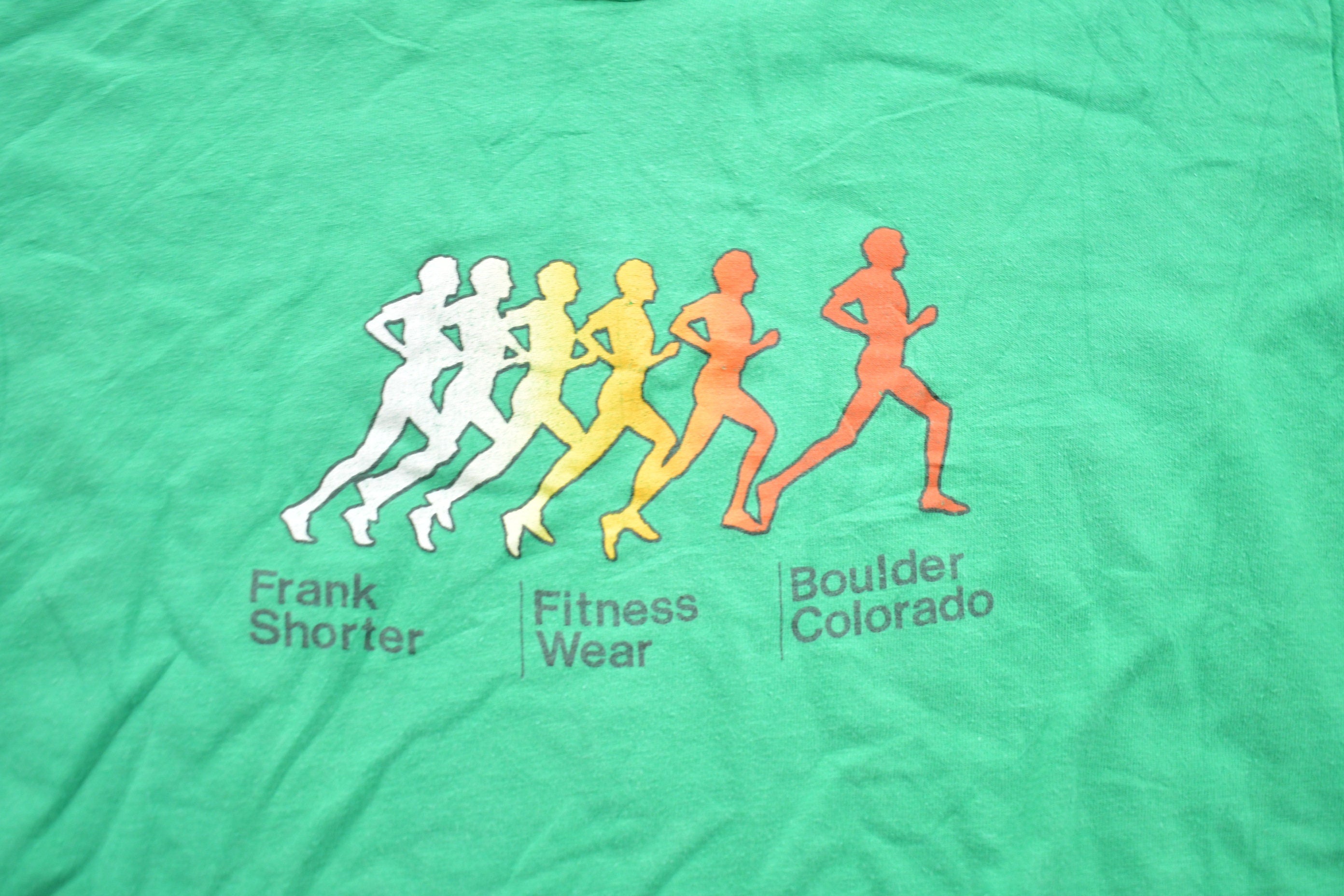 Vintage 1980s Boulder Colorado Running Graphic T-Shirt