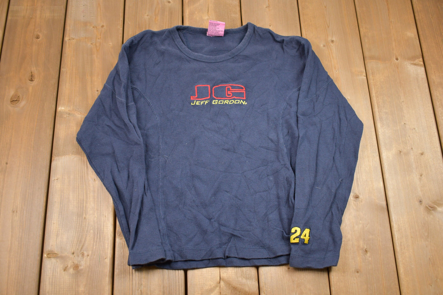 Vintage 1990s Winners Circle Jeff Gordon Crewneck Sweatshirt / 90s Crewneck / Souvenir / Athleisure / Streetwear / Embroidered / Long sleeve