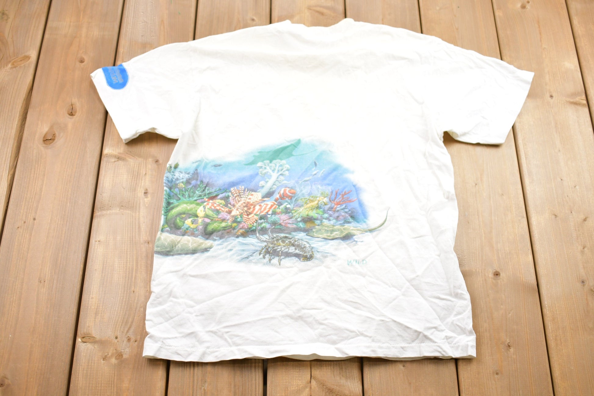 Vintage 1990s Ocean Graphic T-Shirt