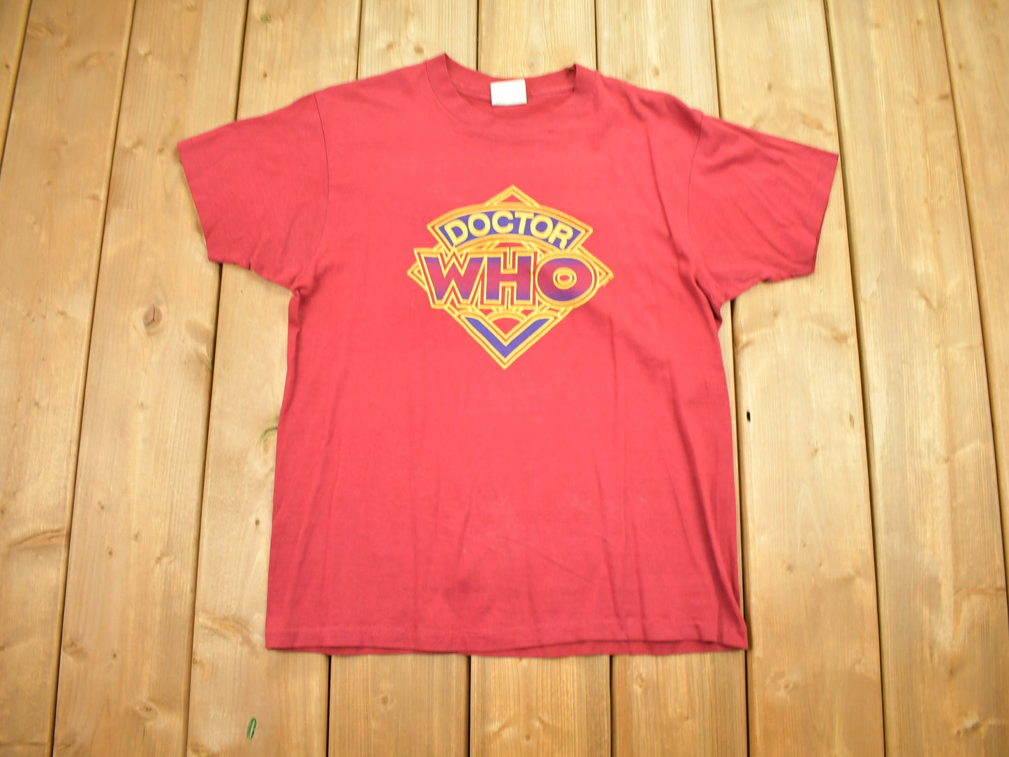 Vintage 1983 Doctor Who Single Stitch Movie Promo T-Shirt / TV Show & Movie Promo / 80s / Streetwear / Retro Style / Made In USA