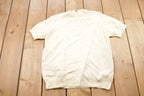 Vintage 1980s Quarter Zip Raglan T-Shirt
