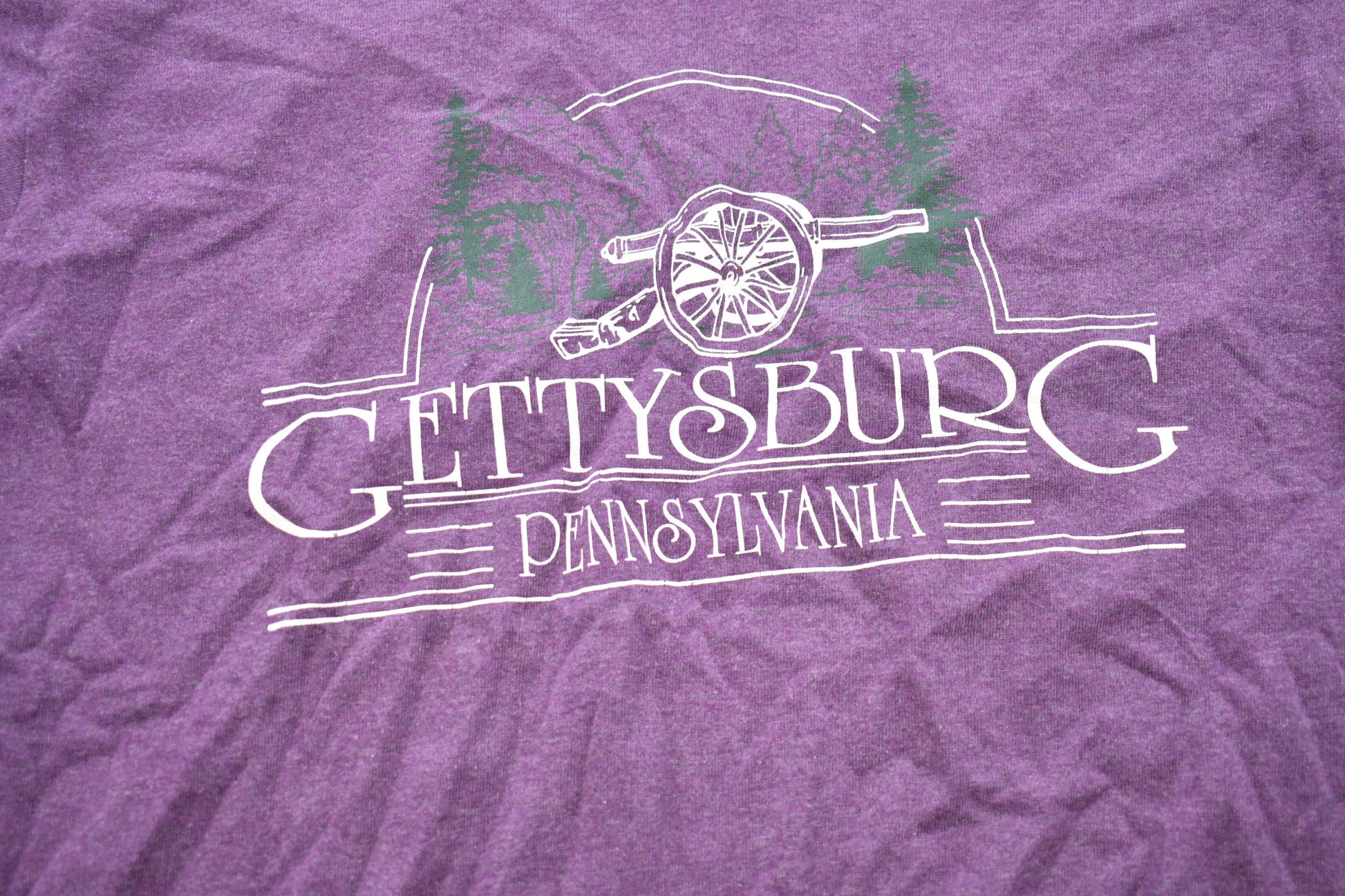Vintage 1980s Gettysburg Pennsylvania Graphic T-Shirt