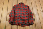 Vintage 1950s Pendleton Plaid Button Up Shirt