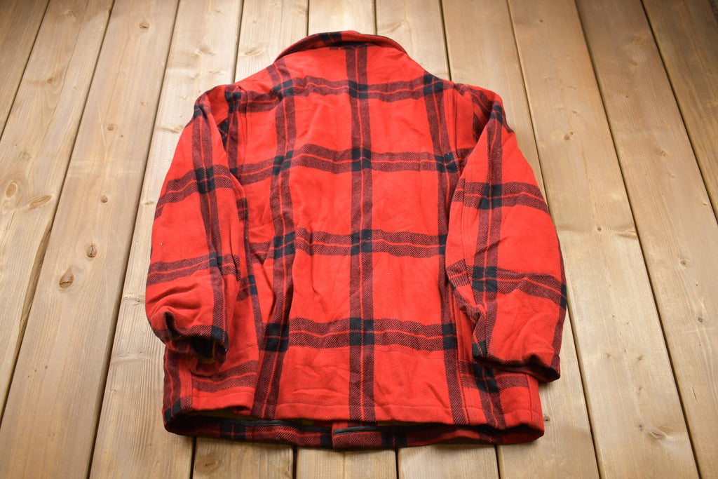 Vintage 1970s Carter's 100% Wool Plaid Jacket