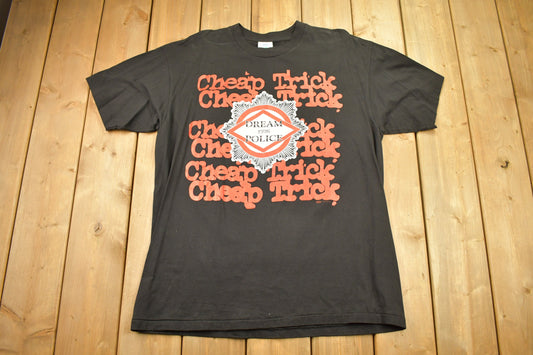 Vintage 1996 Cheap Trick North American Tour Promo T Shirt / American Rock Music / Winterland / Made In USA / Single Stitch