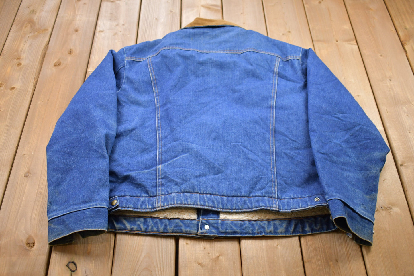 Vintage 1980s Saddle King Western Denim Jean Jacket / Vintage Denim / Streetwear / Vintage Fall Outerwear / Fall Jacket / 80s Denim