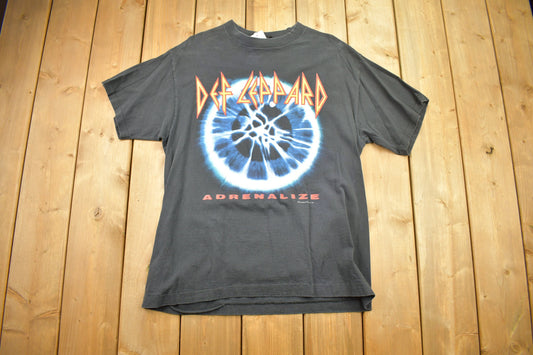 Vintage 1993 Def Leppard Adrenalize Album Promo The 7-Day Weekend Tour T Shirt / 90s Concert / Tour Graphic