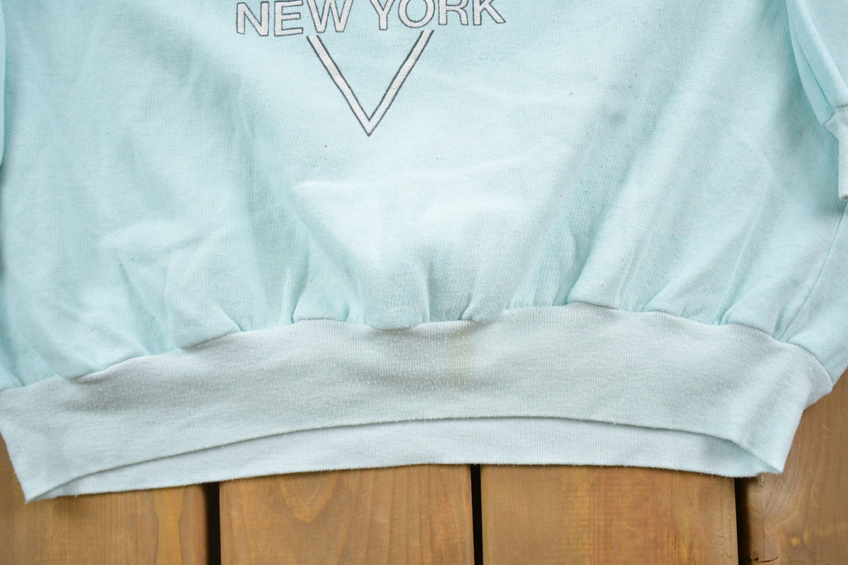 Vintage 1990s London Paris New York Graphic Crewneck Sweatshirt
