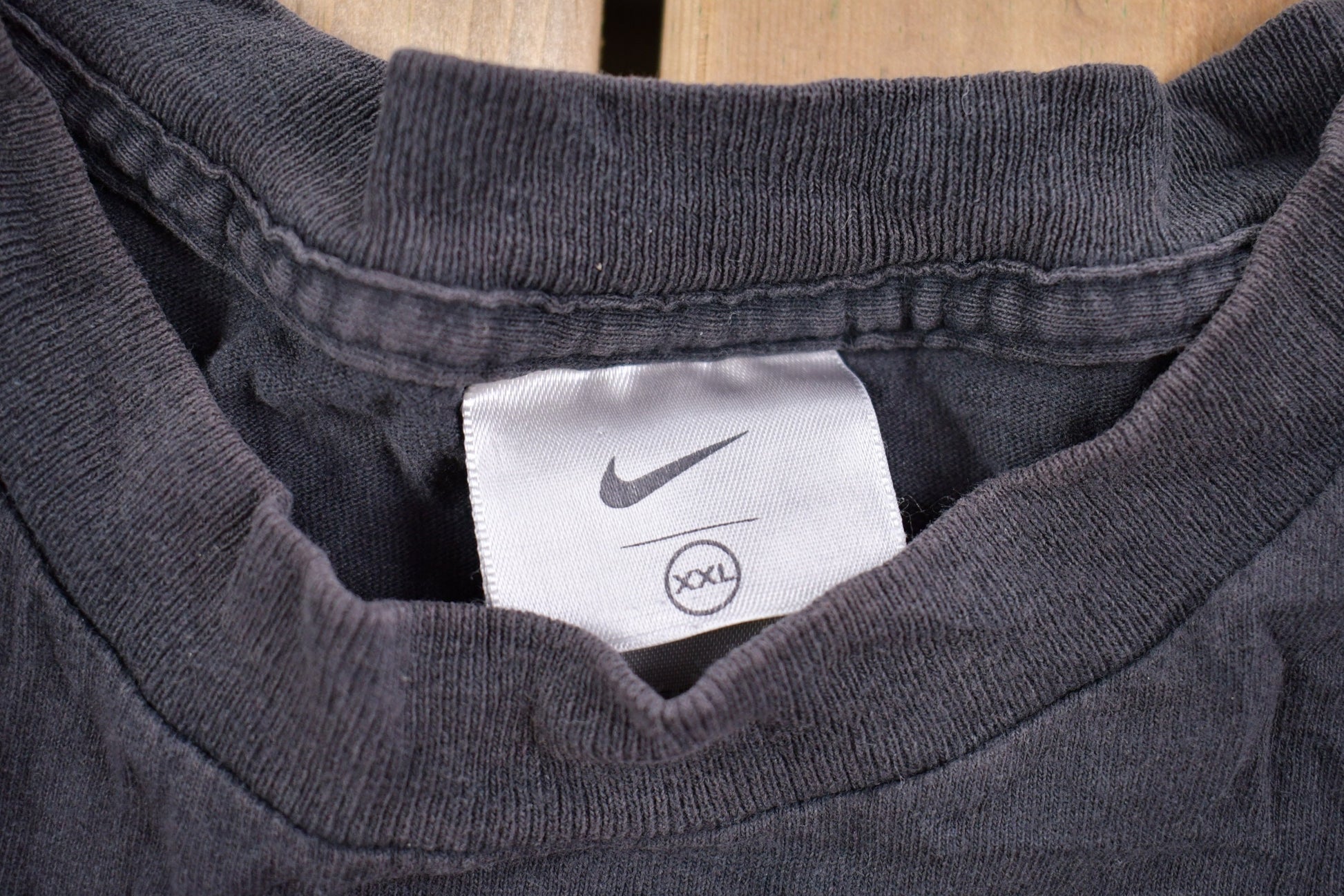 Vintage 1990s Nike Grey Tag Long Sleeved T-Shirt